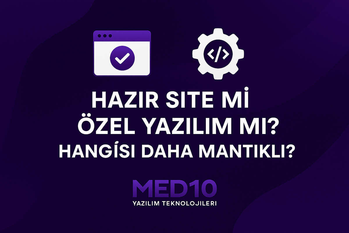 Hazır Site mi Özel Yazılım mı? Hangisi Daha Mantıklı?