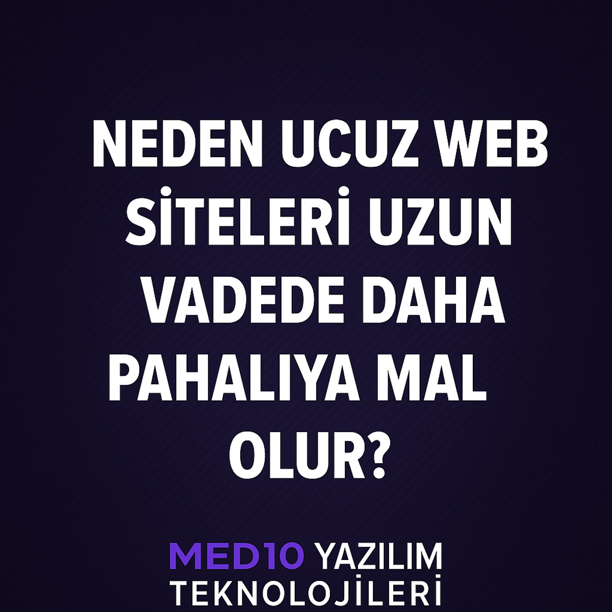 Neden Ucuz Web Siteleri Uzun Vadede Daha Pahalıya Mal Olur?