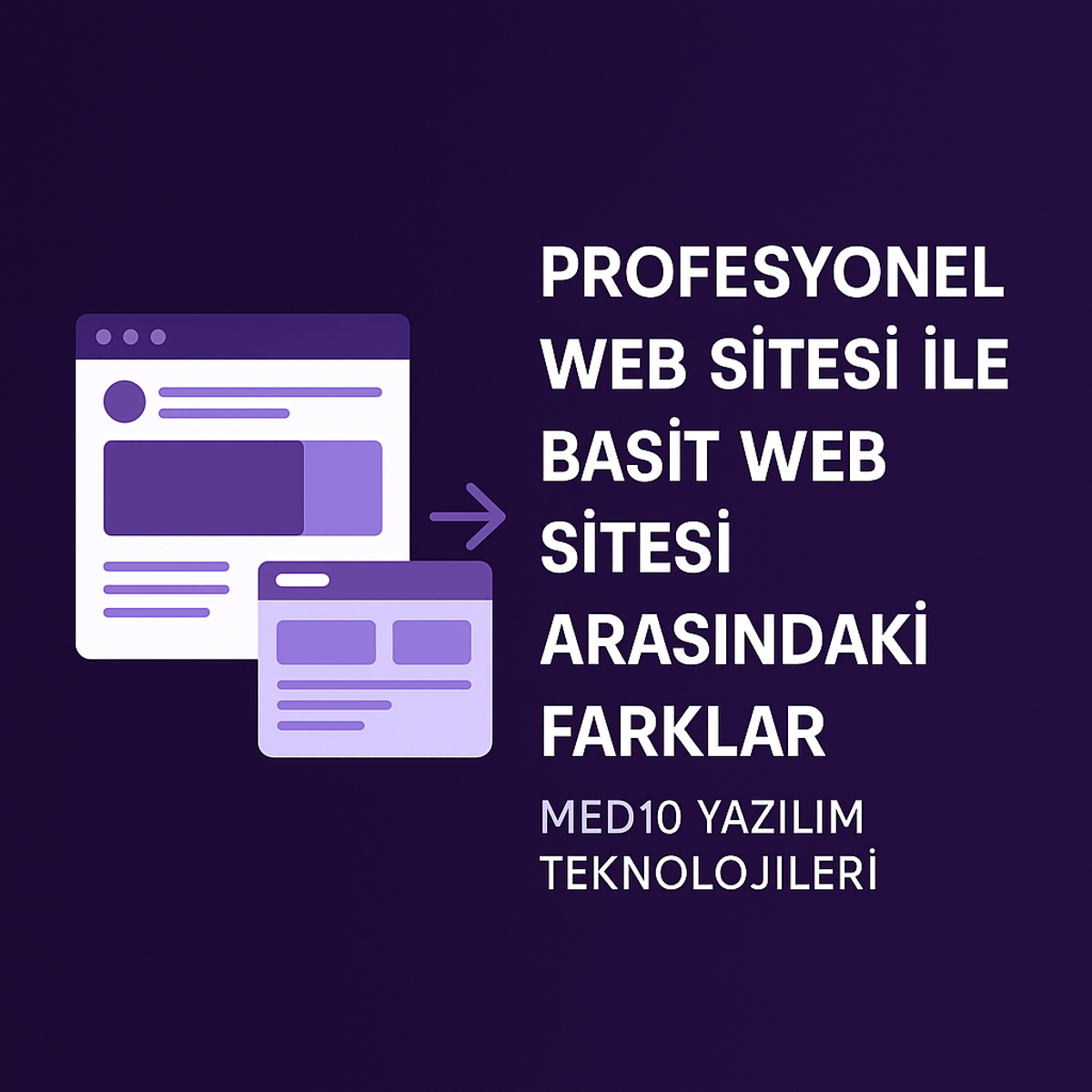 Profesyonel Web Sitesi ile Basit Web Sitesi Arasındaki Farklar